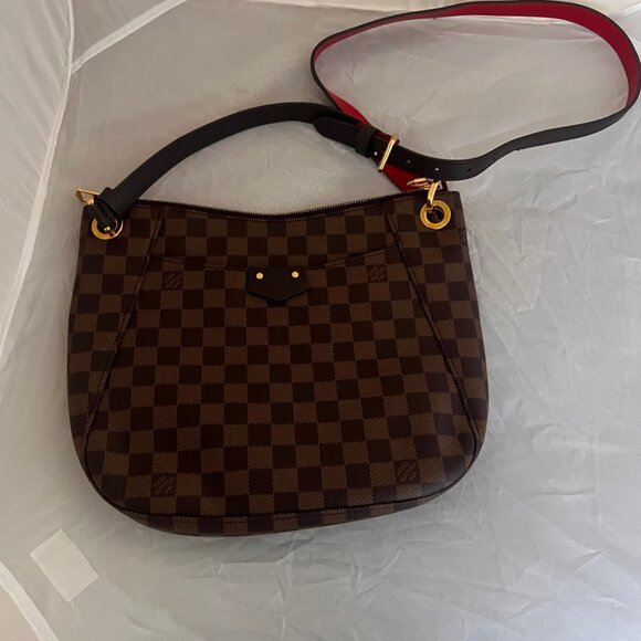๐ Authentic Louis Vuitton South Bank Besace Damier Ebene Canvas Shoulder Bag - Picture 1 of 10